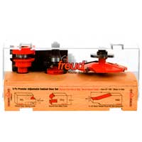 Freud# 97-156 Adjustable Rail and Stile 3-pc Door Bit Set
